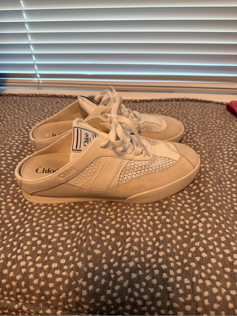 Chloé Kick Cloudy Cream Sneaker Mules - Picture 8 of 8